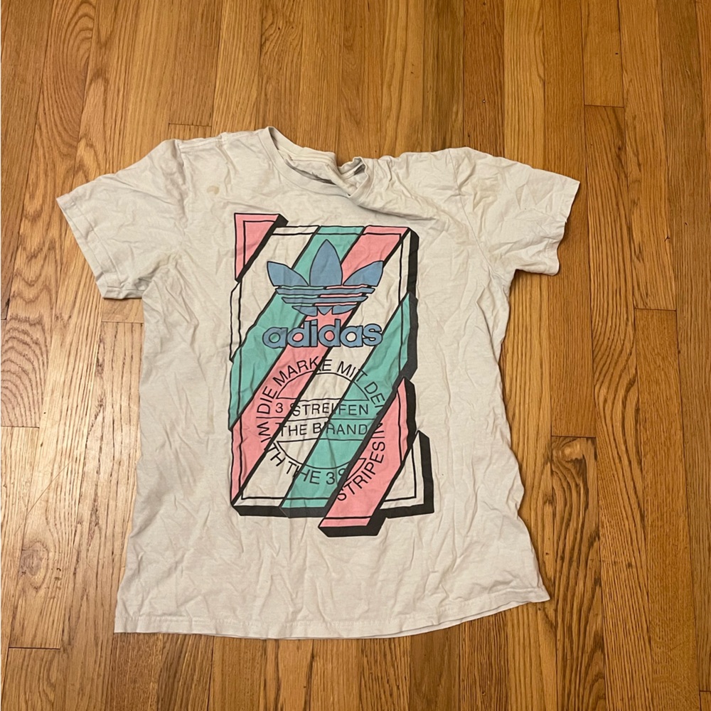 Adidas colorful tee